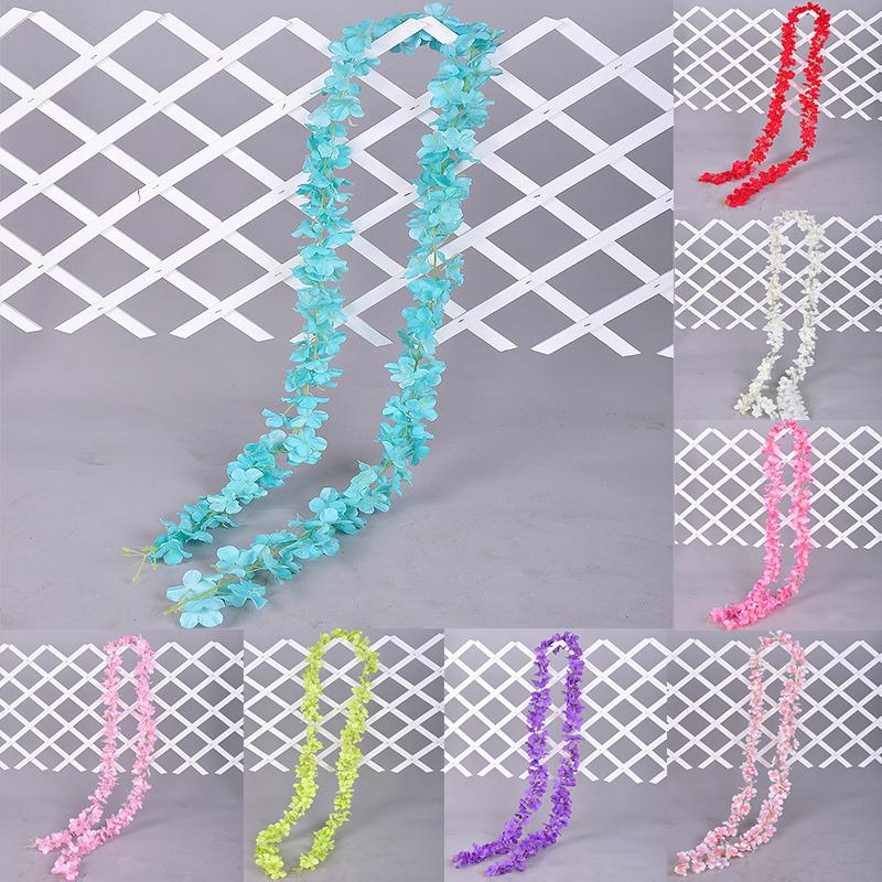 2M Artificial Silk Flower Rattan Rattan Flower Hydrangea Home Garden Wedding Party Hotel Stage Background Decoration Gift DIY, Purple rattan flower
2M Artificial Silk Flower Rattan Rattan Flower Hydrangea Home Garden Wedding Party Hotel Stage Background Decoration Gift DIY, Purple rattan flower