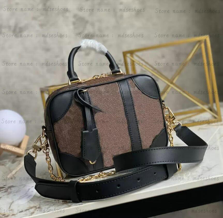 Valisette Souple BB N50065 Top Handle Bag Designer Chain Handbag Damier Ebene Canvas Leather Luxurys Deisgners Tote CrossBody
Valisette Souple BB N50065 Top Handle Bag Designer Chain Handbag Damier Ebene Canvas Leather Luxurys Deisgners Tote CrossBody