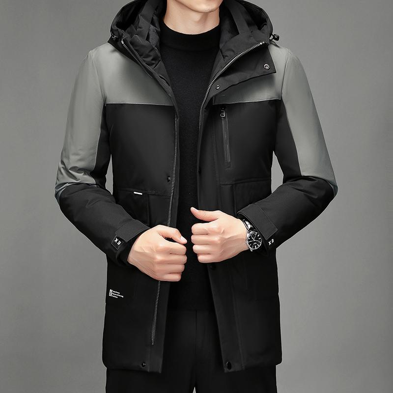 Men's Down & Parkas Fashion Winter Jacket Men White Duck Coats Patchwork Warm High Quality Causal England Style Clothing, Black
Men's Down & Parkas Fashion Winter Jacket Men White Duck Coats Patchwork Warm High Quality Causal England Style Clothing, Black