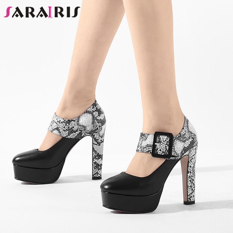 SARAIRIS Brand Ladies Party Sexy Pumps Mary Janes Genuine Leather Pumps Women Fashion Extreme High Heels Shoes Woman, All black
SARAIRIS Brand Ladies Party Sexy Pumps Mary Janes Genuine Leather Pumps Women Fashion Extreme High Heels Shoes Woman, All black