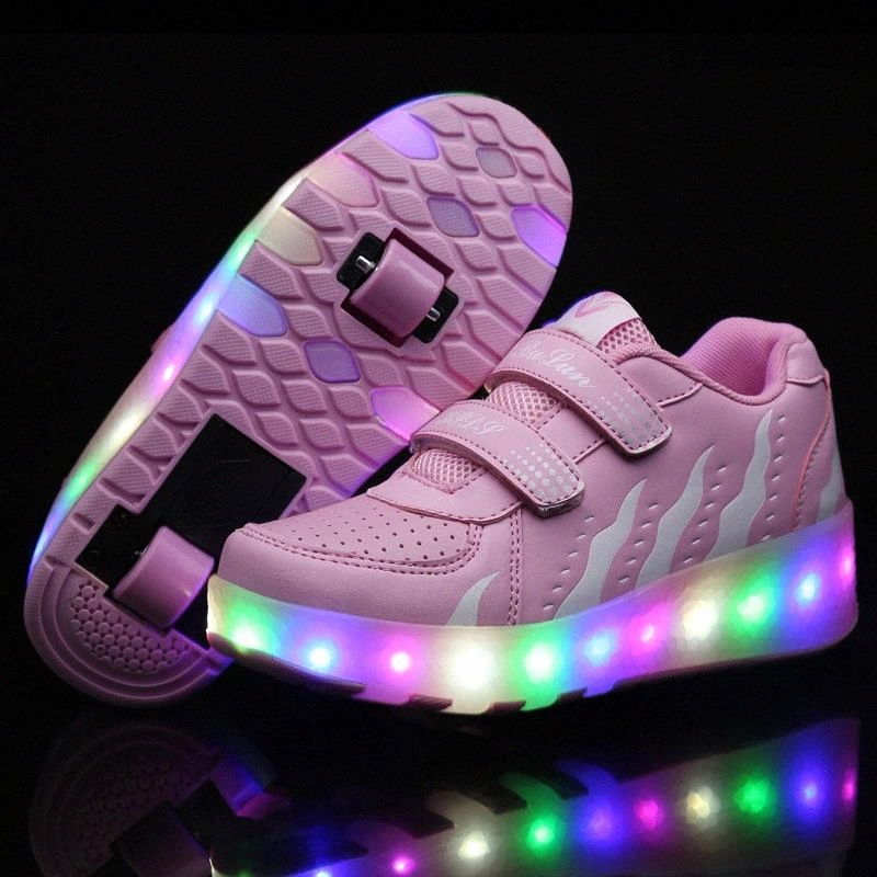 Two Wheels Luminous Sneakers Pink Red Led Light Roller Skate Shoes for Children Kids Led Shoes Boys Girls Light Up Unisex #aB7U
Two Wheels Luminous Sneakers Pink Red Led Light Roller Skate Shoes for Children Kids Led Shoes Boys Girls Light Up Unisex #aB7U