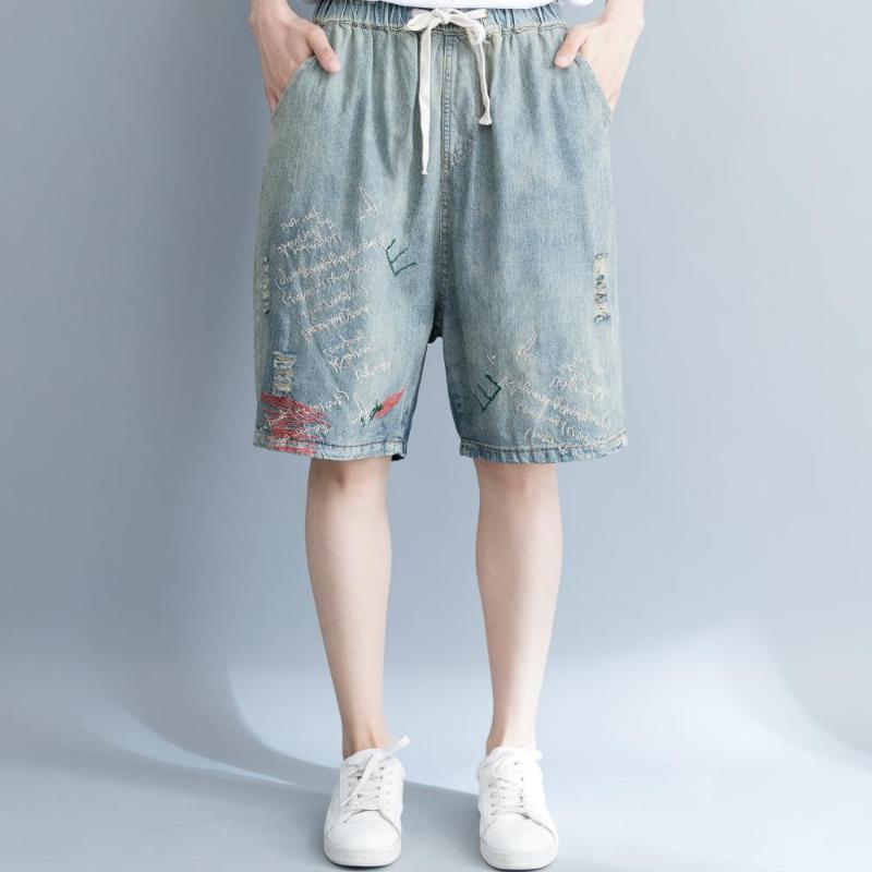 Casual Shorts for Women's Jeans High Waist Washed Denim Shorts Vintage Plus Size Jeans, Sky blue
Casual Shorts for Women's Jeans High Waist Washed Denim Shorts Vintage Plus Size Jeans, Sky blue