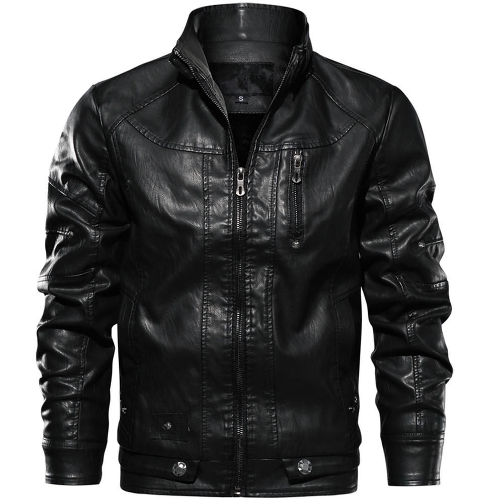 Men' Turtleneck Motorcycle Washed Retro Velvet Leather Jacket Casual Winter Fur Coat of Men European Size Jackets Vm8n, Black
Men' Turtleneck Motorcycle Washed Retro Velvet Leather Jacket Casual Winter Fur Coat of Men European Size Jackets Vm8n, Black