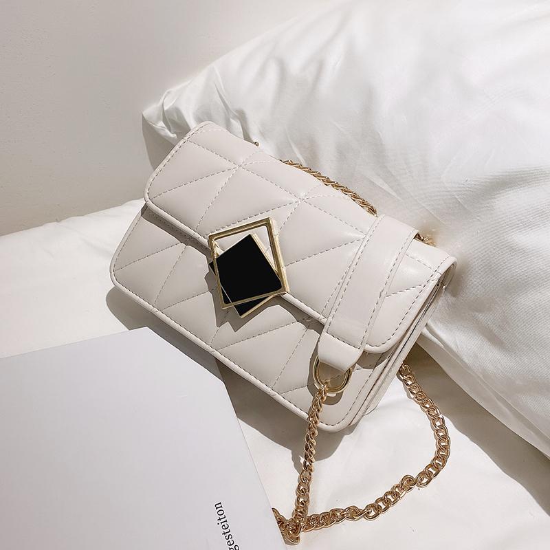 Lattice Flap Crossbody bag 2021 Fashion New High quality PU leather Women's Designer Handbag Chain Shoulder Messenger Bag, Black
Lattice Flap Crossbody bag 2021 Fashion New High quality PU leather Women's Designer Handbag Chain Shoulder Messenger Bag, Black