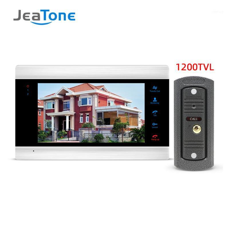 Jeatone Wired Video Door Phone Intercom for Home 7 inch HD Monitor 1200TVL Doorbell Camera Support CCTV Camera Motion Detection1
Jeatone Wired Video Door Phone Intercom for Home 7 inch HD Monitor 1200TVL Doorbell Camera Support CCTV Camera Motion Detection1