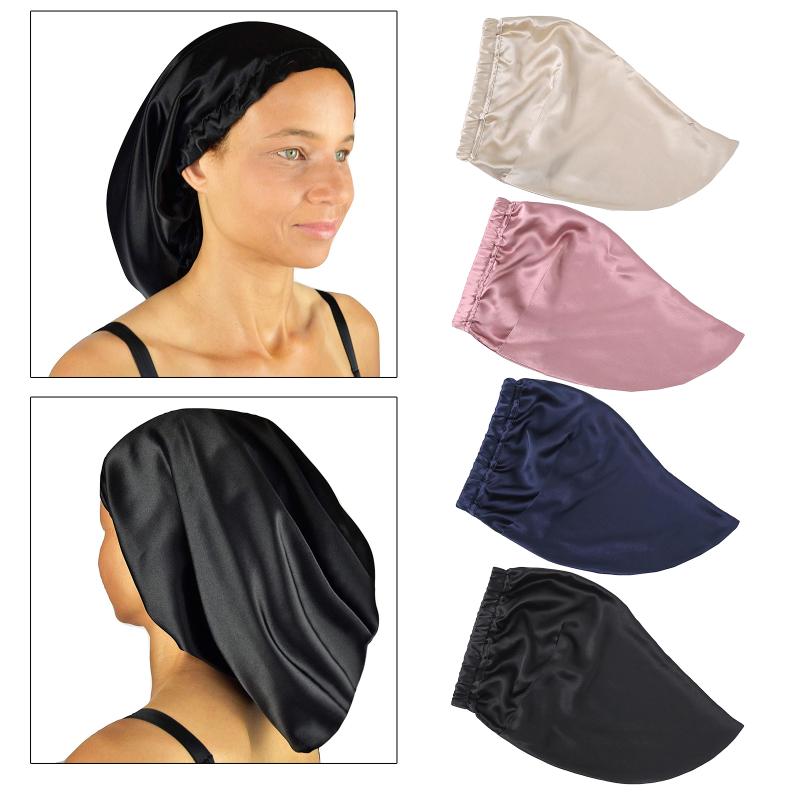 Solid Silk Bonnet Hair Styling Cap Long Hair Care Women Night Sleep Hat Head Wrap Shower Cap Styling Tools
Solid Silk Bonnet Hair Styling Cap Long Hair Care Women Night Sleep Hat Head Wrap Shower Cap Styling Tools