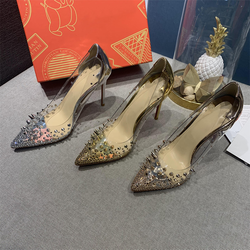 gold riveite high-personality female punk prom model women's brand-new shoes DBT5, Champagne 8.5.
gold riveite high-personality female punk prom model women's brand-new shoes DBT5, Champagne 8.5.