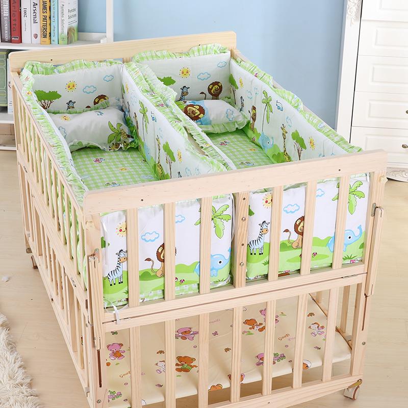 Baby Cribs Multifunction Cot Twin Crib Solid Wood Cradle Rolling Playpen For Born Can Be Learning Desk
Baby Cribs Multifunction Cot Twin Crib Solid Wood Cradle Rolling Playpen For Born Can Be Learning Desk
