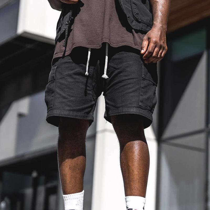 Men's Shorts 2022 Mens Fitness Casual Drawstring Short Pants High Quality Multi-pocket Sports, White;black
Men's Shorts 2022 Mens Fitness Casual Drawstring Short Pants High Quality Multi-pocket Sports, White;black