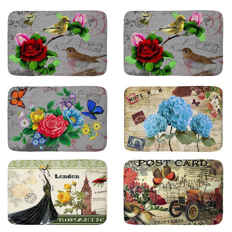 1pcs 40*60cm Flower Decorative Doormat Thick Flannel Absorbent Bath Mat Entrance Door Mat Dust Floor Tapis mat351, Mat35-19
1pcs 40*60cm Flower Decorative Doormat Thick Flannel Absorbent Bath Mat Entrance Door Mat Dust Floor Tapis mat351, Mat35-19