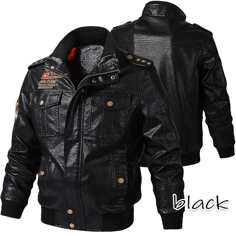 Men's Classical Motocycle Jacket Winter Skin Thick Man Leather Jacket Moto Autumn Zipper Jacket Biker Coat Large Size 6XL 201119