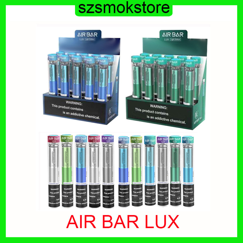 Air Bar Lux Disposable Devic 1000 Puffs 500mAh Battery 2.7ml Vape Pods e Cigarettes VS Puff Labs XXL 0268196
Air Bar Lux Disposable Devic 1000 Puffs 500mAh Battery 2.7ml Vape Pods e Cigarettes VS Puff Labs XXL 0268196