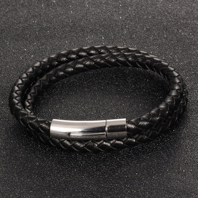 Cool Men Leather Bracelets Wristband Charm Bangle Handmade Round Rope Jewelry Accessories Wristlet Bracelets Qqcq# 
Cool Men Leather Bracelets Wristband Charm Bangle Handmade Round Rope Jewelry Accessories Wristlet Bracelets Qqcq#