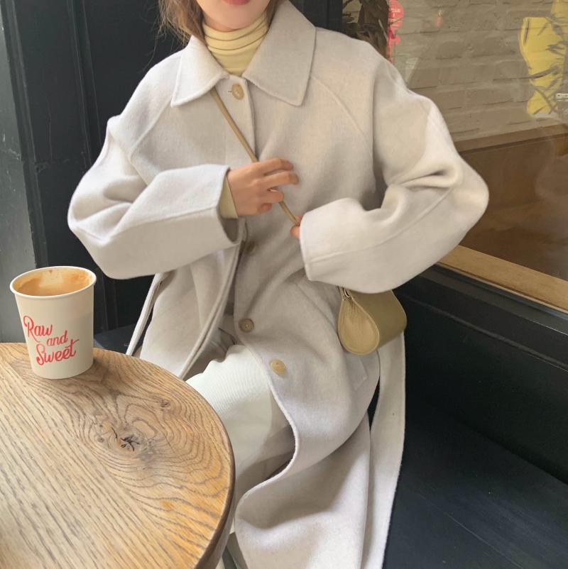 Recommended South Korea's autumn/winter warm cloth coat single-breasted woolen cloth coat, The picture color
Recommended South Korea's autumn/winter warm cloth coat single-breasted woolen cloth coat, The picture color