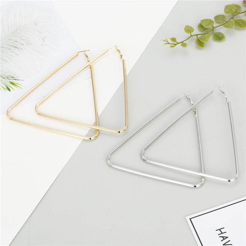 1Pair New Trendy Triangle Big Hoop Earrings For Women Hyperbolic Oversize Gold Metal Color Geometric Earrings Jewelry E575-3
1Pair New Trendy Triangle Big Hoop Earrings For Women Hyperbolic Oversize Gold Metal Color Geometric Earrings Jewelry E575-3