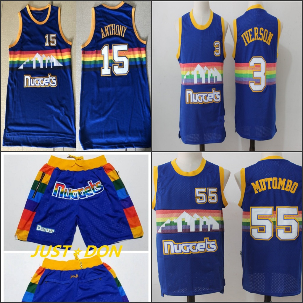 Dikembe Mutombo Allen Iverson DenverNuggetsMen Blue Snow Mountain Basketball Jersey Shorts
Dikembe Mutombo Allen Iverson DenverNuggetsMen Blue Snow Mountain Basketball Jersey Shorts