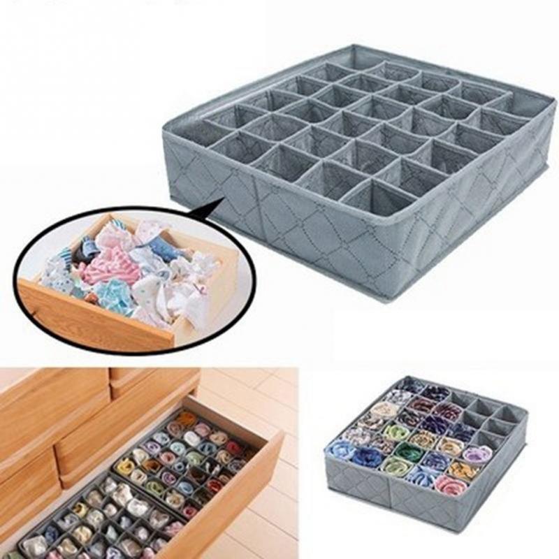30 Grid Bra Underwear Socks Socks Storage Organizer Box Non-woven Fabrics Foldable Large Capacity Bedroom Box Closet Wardrobe
30 Grid Bra Underwear Socks Socks Storage Organizer Box Non-woven Fabrics Foldable Large Capacity Bedroom Box Closet Wardrobe