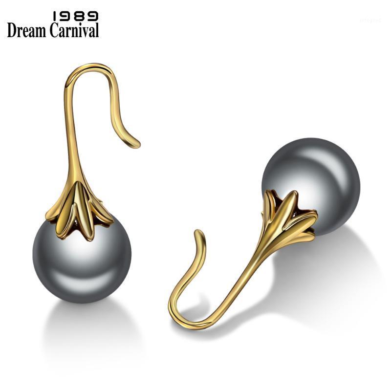 Dangle & Chandelier DreamCarnival 1989 Pearl Earrings For Women 12mm Grey Gold Color Simple Hook Fashion Perle Elegant Look Holiday Jewelry
Dangle & Chandelier DreamCarnival 1989 Pearl Earrings For Women 12mm Grey Gold Color Simple Hook Fashion Perle Elegant Look Holiday Jewelry