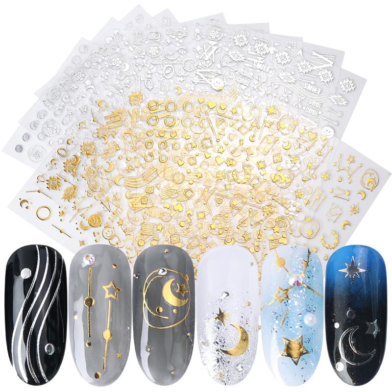 1pc Nail Foils 3D Nail polish Sticker Marble Series Art Star Moon Transfer Sticker Paper DIY Design Decoration
1pc Nail Foils 3D Nail polish Sticker Marble Series Art Star Moon Transfer Sticker Paper DIY Design Decoration