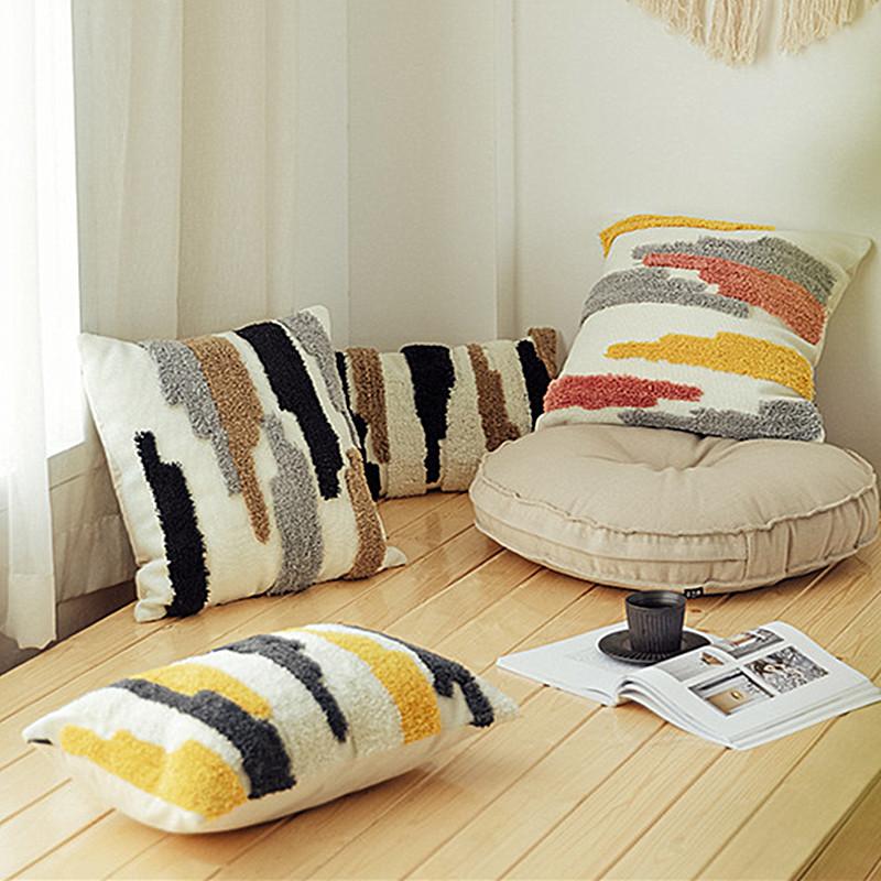 Yellow Grey Embroidery Geometric Pillow Cover Home Decor Handmade Cushion Cover Beige Orange Pillow Case Sham 30x50cm
Yellow Grey Embroidery Geometric Pillow Cover Home Decor Handmade Cushion Cover Beige Orange Pillow Case Sham 30x50cm