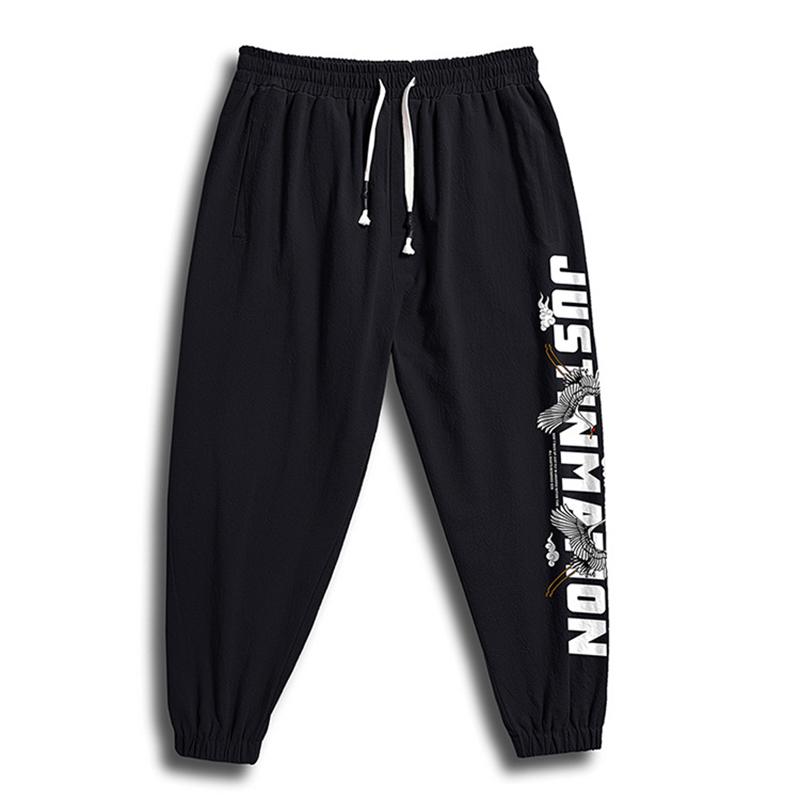 Men fashion sports pants plus size overalls -7XL men's jogging pants black color matching loose streetwear
Men fashion sports pants plus size overalls -7XL men's jogging pants black color matching loose streetwear