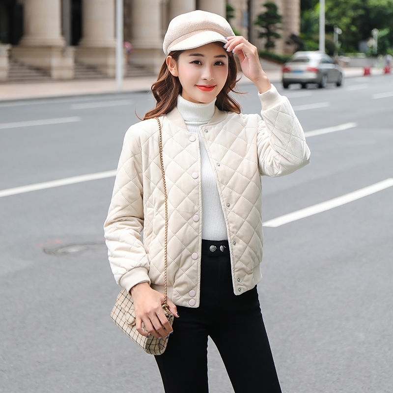 New Autumn Winter Warm Thick Short Coats Women Jackets New Fashion Casual Down Cotton Parka Female Outerwear Coats PDD016 201027