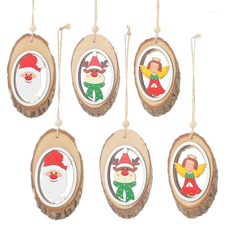 6PCS Wooden Christmas Hanging Ornament Cute Santa Snowman Angel Christmas Tree Ornament Wreath DIY Accessories1
6PCS Wooden Christmas Hanging Ornament Cute Santa Snowman Angel Christmas Tree Ornament Wreath DIY Accessories1