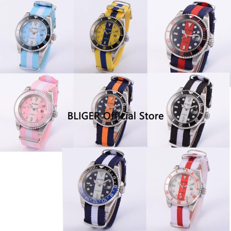 Business BLIGER 40mm Blue White Dial Sapphire Crystal Stainless Steel Case Automatic Movement Men's Watch1, Model-8
Business BLIGER 40mm Blue White Dial Sapphire Crystal Stainless Steel Case Automatic Movement Men's Watch1, Model-8