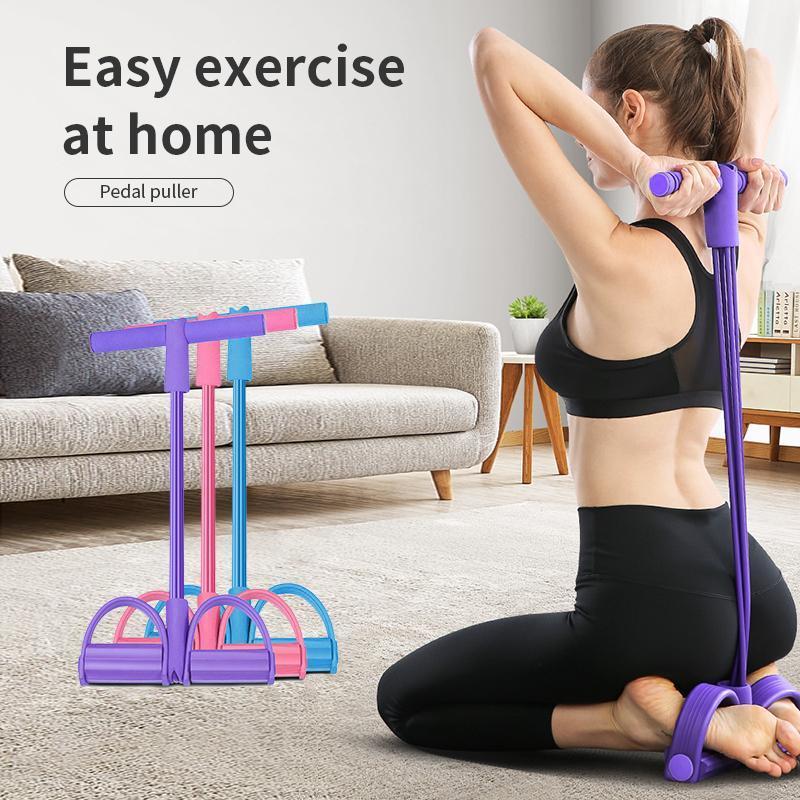 4 Tube Sit-up Pull Rope Expander Latex Pedal Exerciser Home Gym Resistance Bands Elastic Bands Fitness Training Equipment1
4 Tube Sit-up Pull Rope Expander Latex Pedal Exerciser Home Gym Resistance Bands Elastic Bands Fitness Training Equipment1