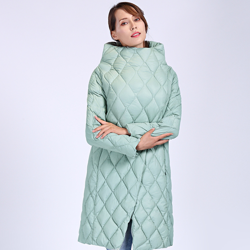 New High Quality Thick Parkas Women Bio fluff Hooded Women's Winter coat Plus Size Long Warm Stylish Winter Jacket Outwear 201029