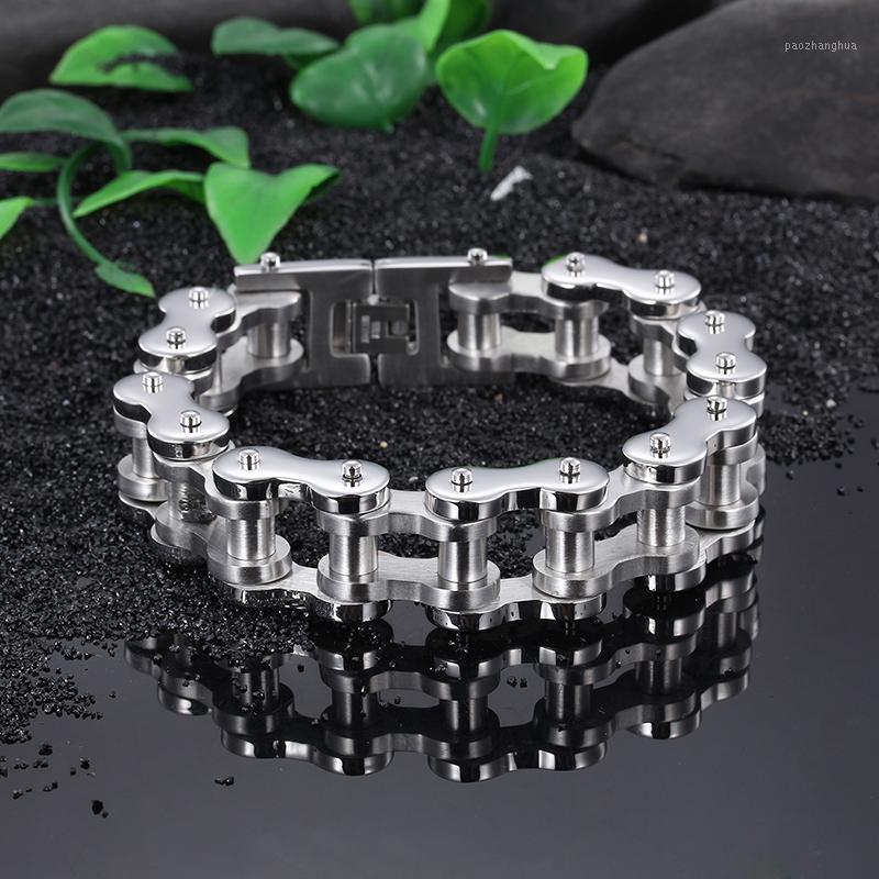 Large 155g High Polished 18mm * 23cm Titanium Steel Chunky Biker Motorcycle Chain Men's Bracelet Gothic Jewelry Father Gifts Link,, Black
Large 155g High Polished 18mm * 23cm Titanium Steel Chunky Biker Motorcycle Chain Men's Bracelet Gothic Jewelry Father Gifts Link,, Black