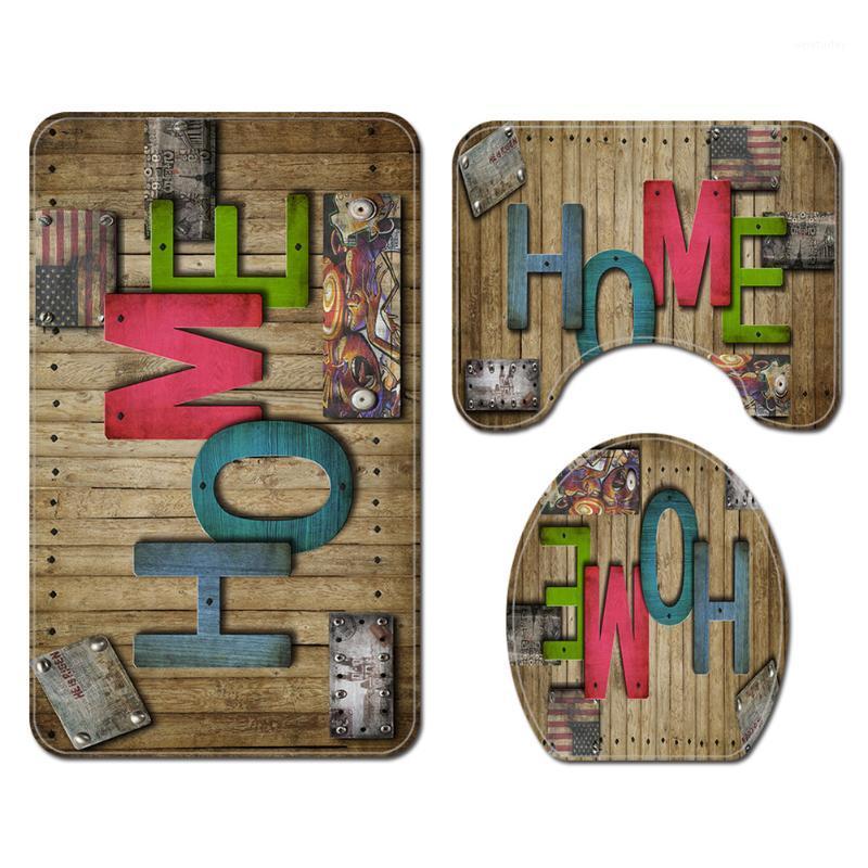 3pcs Digital HOME Print Toilet Mat Square Mat Toilet Seat Cover Bath Mats Durable Cover Shower Carpets Bathroom Set1, Multi
3pcs Digital HOME Print Toilet Mat Square Mat Toilet Seat Cover Bath Mats Durable Cover Shower Carpets Bathroom Set1, Multi