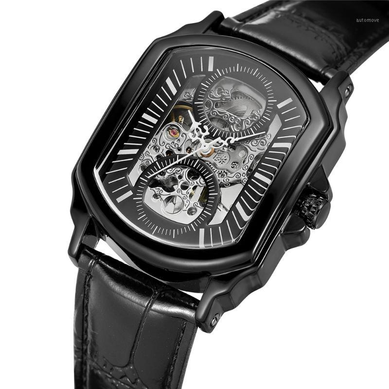 Forsining Retro Classic Black Stainless Steel Case Men Watches Top Mechanical Automatic Watch Clock Men1, White
Forsining Retro Classic Black Stainless Steel Case Men Watches Top Mechanical Automatic Watch Clock Men1, White
