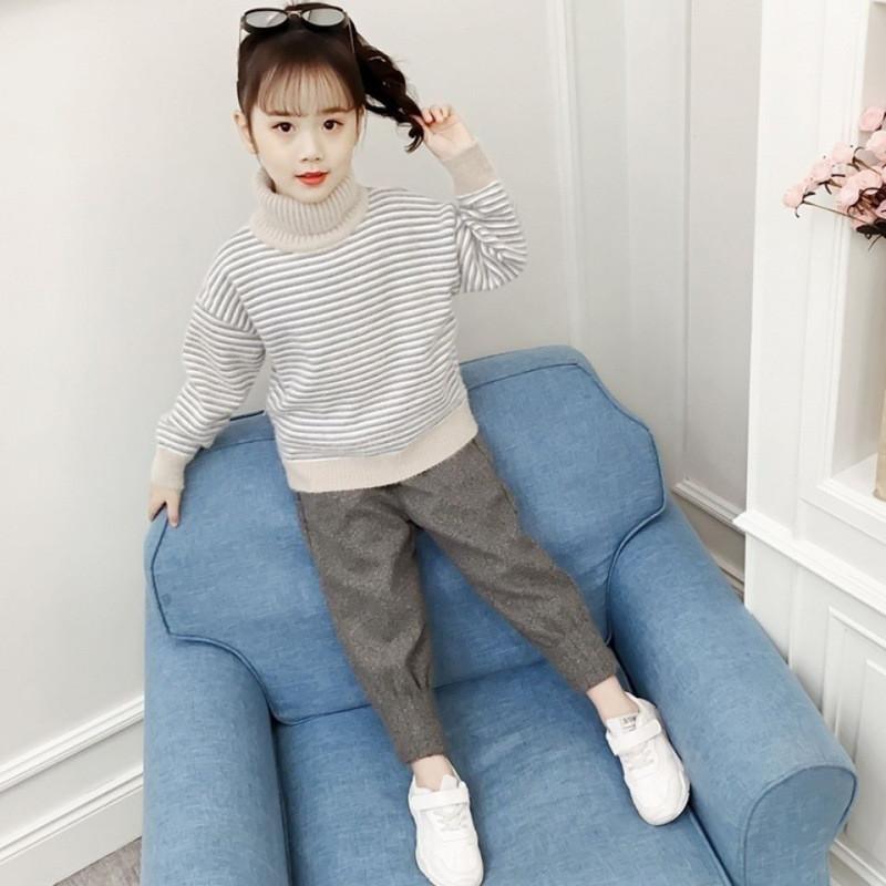 2021 New Spring Winter Girl Casual Sweater Children's Knitted Kids Turtleneck Warm Thicken Stripe Lining Mink Down High Quality, Khaki
2021 New Spring Winter Girl Casual Sweater Children's Knitted Kids Turtleneck Warm Thicken Stripe Lining Mink Down High Quality, Khaki