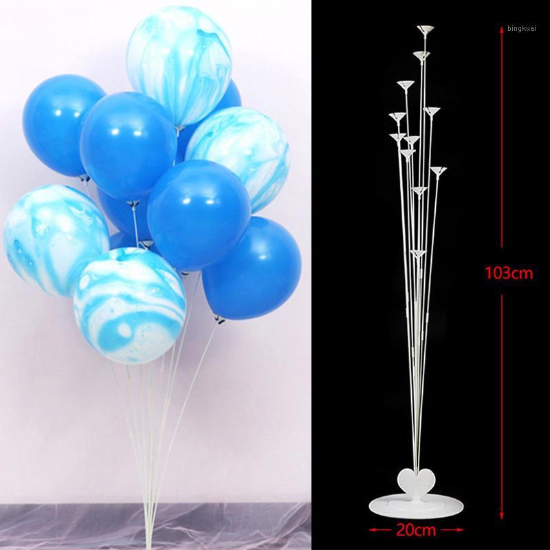 

1/7/10 Tubes Balloons Stand Balloon Holder Column Confetti Balloon Baby Shower Kids Birthday Party Wedding Decoration Supplies1