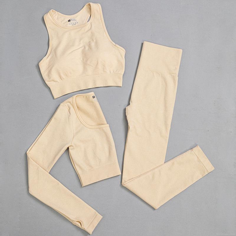 Seamless Yoga Set Workout Clothes Women Gym Suit Legging Sports Bra Long Sleeve Crop Top Fitness Tracksuit Sportswear, Blue 2 pcs set
Seamless Yoga Set Workout Clothes Women Gym Suit Legging Sports Bra Long Sleeve Crop Top Fitness Tracksuit Sportswear, Blue 2 pcs set