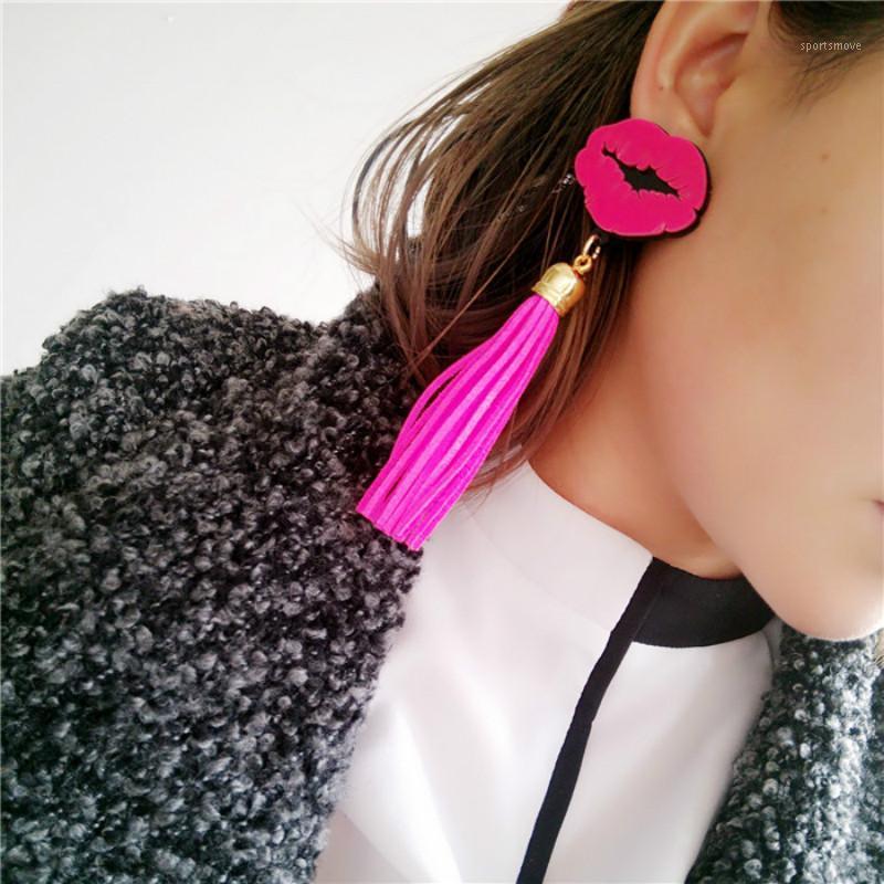 New Fashion Hyperbole Acrylic Sexy Red Big Mouth Long Earrings for Women Bohemian Geometric Tassel Earrings 2020 Jewelry1
New Fashion Hyperbole Acrylic Sexy Red Big Mouth Long Earrings for Women Bohemian Geometric Tassel Earrings 2020 Jewelry1