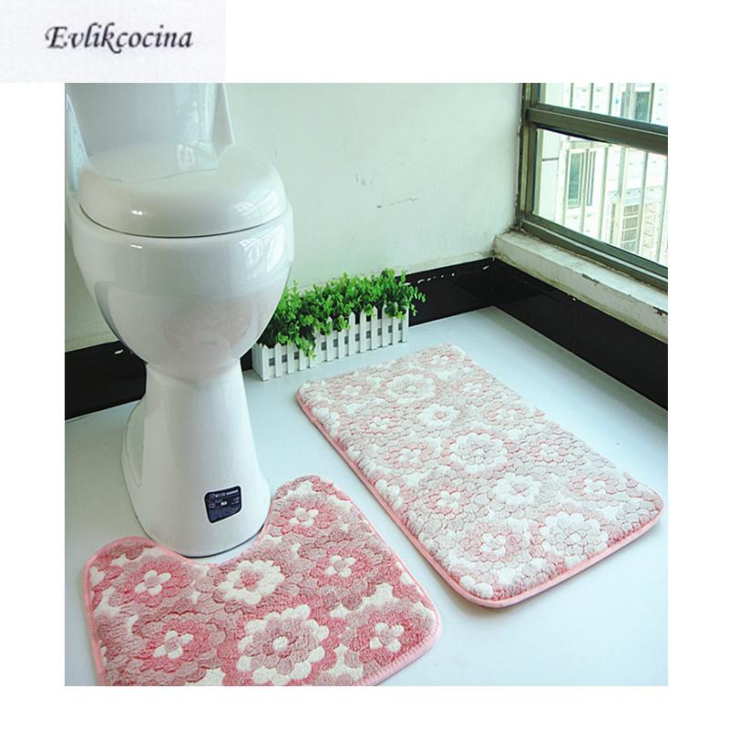Free Shipping 2pcs Pink Flowers Coral Velvet Bathroom Bath Mat Set Non Slip 45x50cm&50x80cm Tapis Salle De Bain Tapete Banheiro
Free Shipping 2pcs Pink Flowers Coral Velvet Bathroom Bath Mat Set Non Slip 45x50cm&50x80cm Tapis Salle De Bain Tapete Banheiro