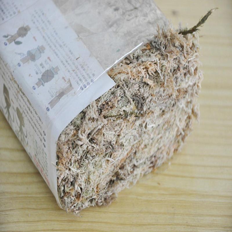 

Water Moss Dry Moss Phalaenopsis Orchids Soilless Cultivation Substrate Soil Long Lasting 6L Compressed Pack
