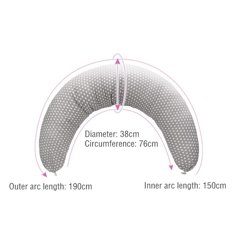 Washable Cover Cushion Infant Baby Care Pillow Cover Nursing Newborn Baby Breastfeeding Pillow Cover Nursing Slipcover Protector LJ201014