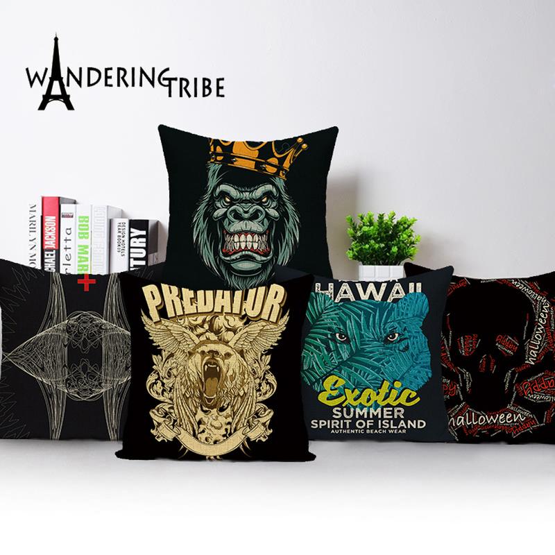 Nordic Decoration Home Throw Pillow Covers Animal Cartoon Cushion Cover Black Yellow Cushions Flax Pillows 45 * 45 Custom Kissen, L1247-3
Nordic Decoration Home Throw Pillow Covers Animal Cartoon Cushion Cover Black Yellow Cushions Flax Pillows 45 * 45 Custom Kissen, L1247-3