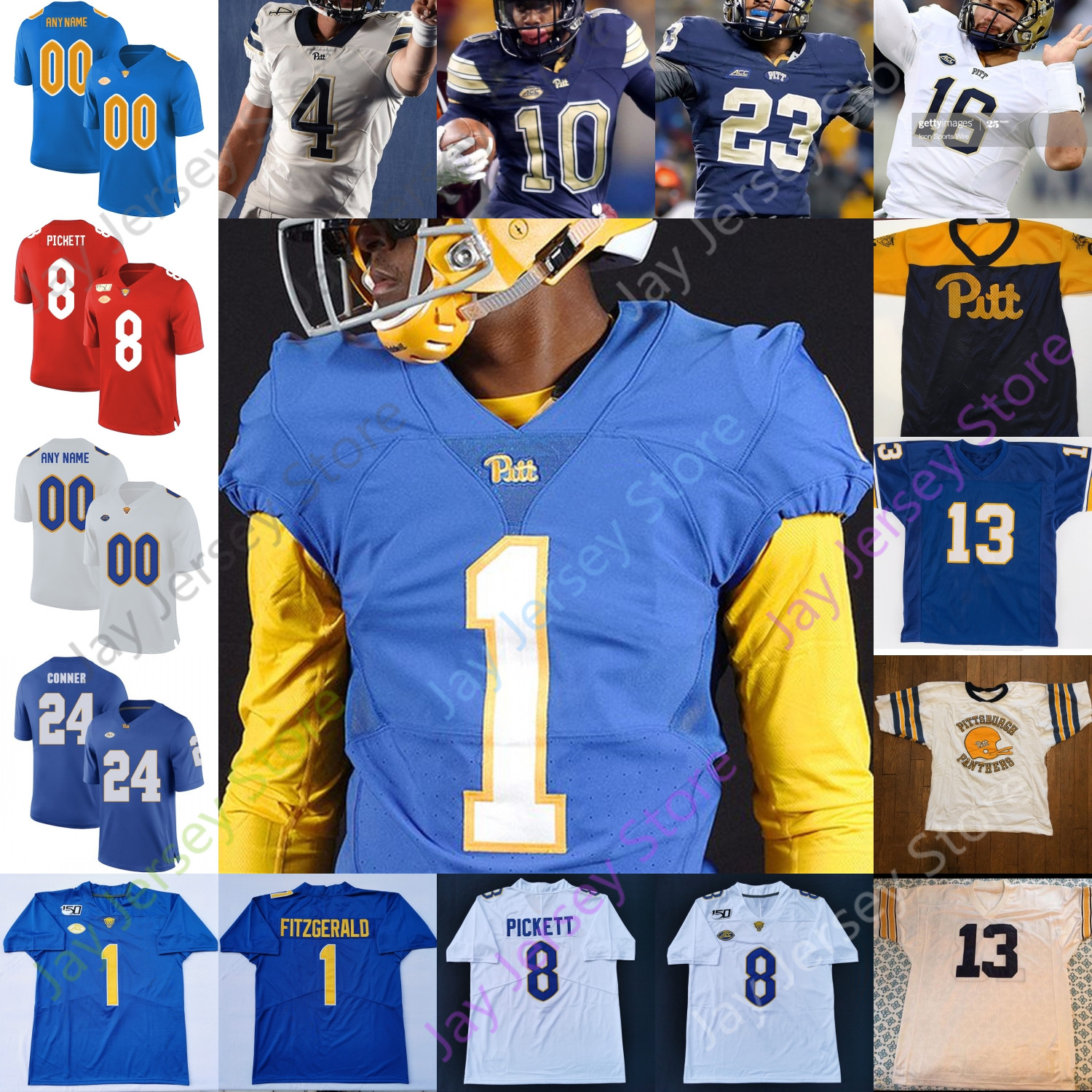 Pittsburgh Panthers Football Jersey NCAA College Aaron Donald James Conner Tony Dorsett Dan Marino Kenny Pickett A.J. Davis Mack Ffrench, White ii
Pittsburgh Panthers Football Jersey NCAA College Aaron Donald James Conner Tony Dorsett Dan Marino Kenny Pickett A.J. Davis Mack Ffrench, White ii