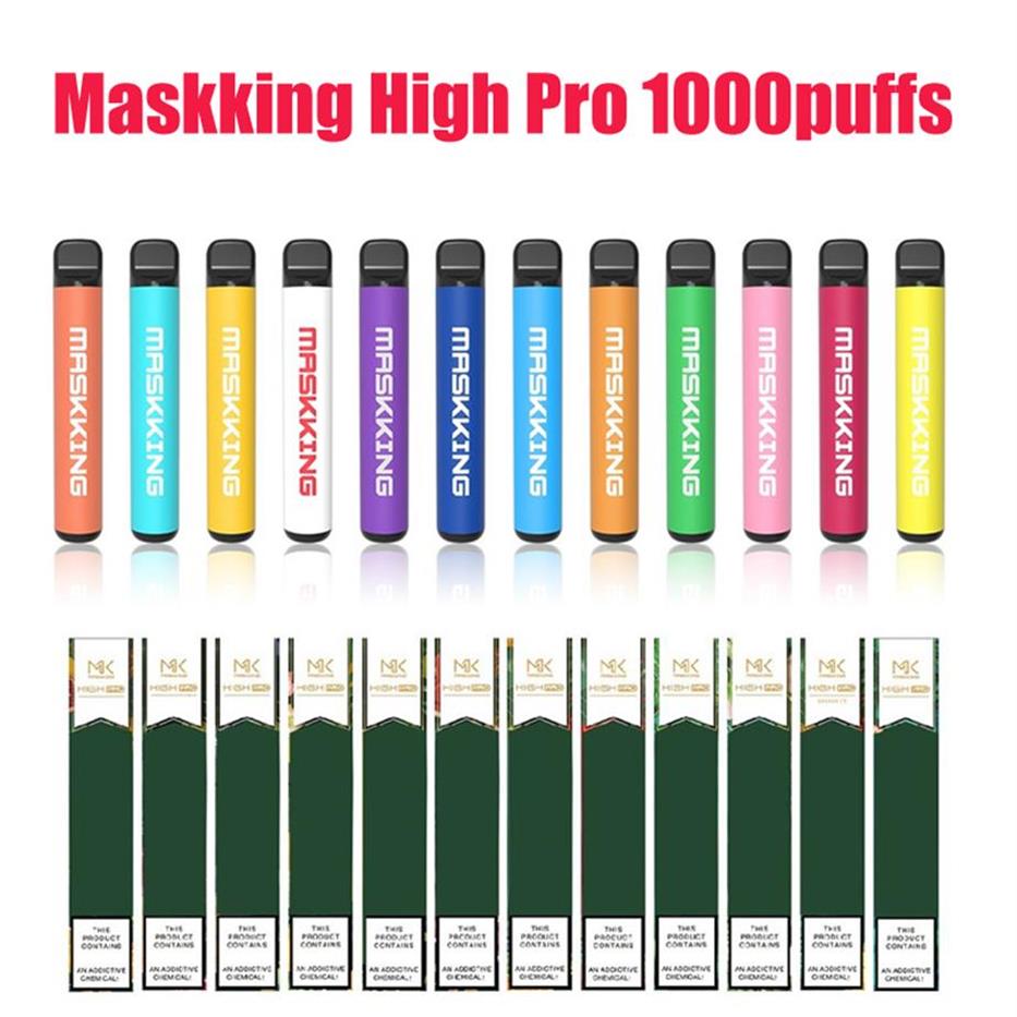 MASKKING HIGH GT PRO Disposable vape pen e cigarette starter kit device 600mAh battery 3.5ml Pre-Filled 12 colors Original vaporsa56 a28
MASKKING HIGH GT PRO Disposable vape pen e cigarette starter kit device 600mAh battery 3.5ml Pre-Filled 12 colors Original vaporsa56 a28
