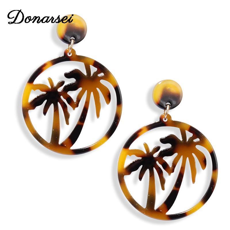 Donarsei Fashion Coconut Palm Tree Leopard Acrylic Earrings For Women Round Acetate Drop Dangle Earrings Hawaii Jewelry
Donarsei Fashion Coconut Palm Tree Leopard Acrylic Earrings For Women Round Acetate Drop Dangle Earrings Hawaii Jewelry
