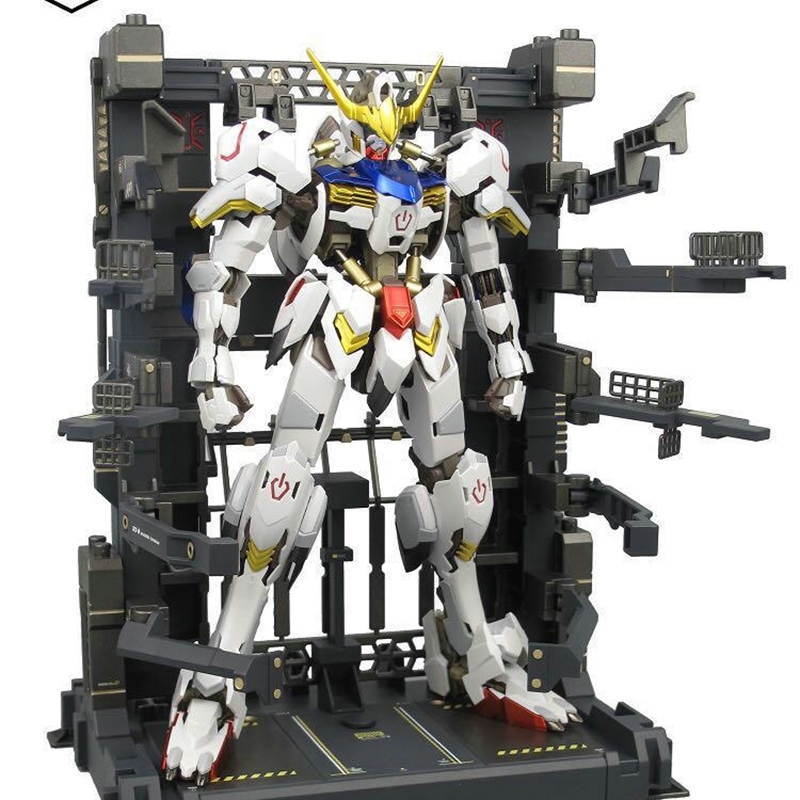 

BW Gundam MG 1:100 Hangar Maintenance frame Equipment rack Support frame anime action figure model kits + Water Post Y200421