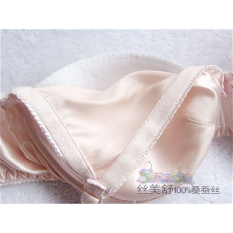 Appliques Solid New Arrival Sutia Bras For Women Sujetador Free Shipping Double Faced Silk Bra Wireless Ultra-thin Pad New 201217