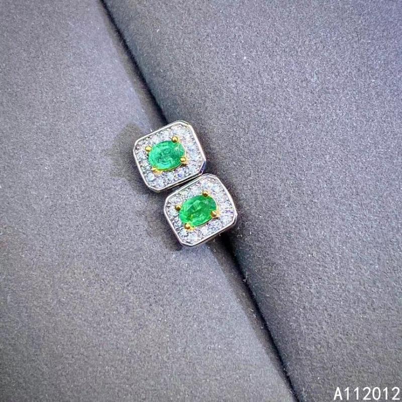 KJJEAXCMY fine jewelry natural Emerald 925 sterling silver fashion girl earrings new Ear Studs support test hot selling
KJJEAXCMY fine jewelry natural Emerald 925 sterling silver fashion girl earrings new Ear Studs support test hot selling
