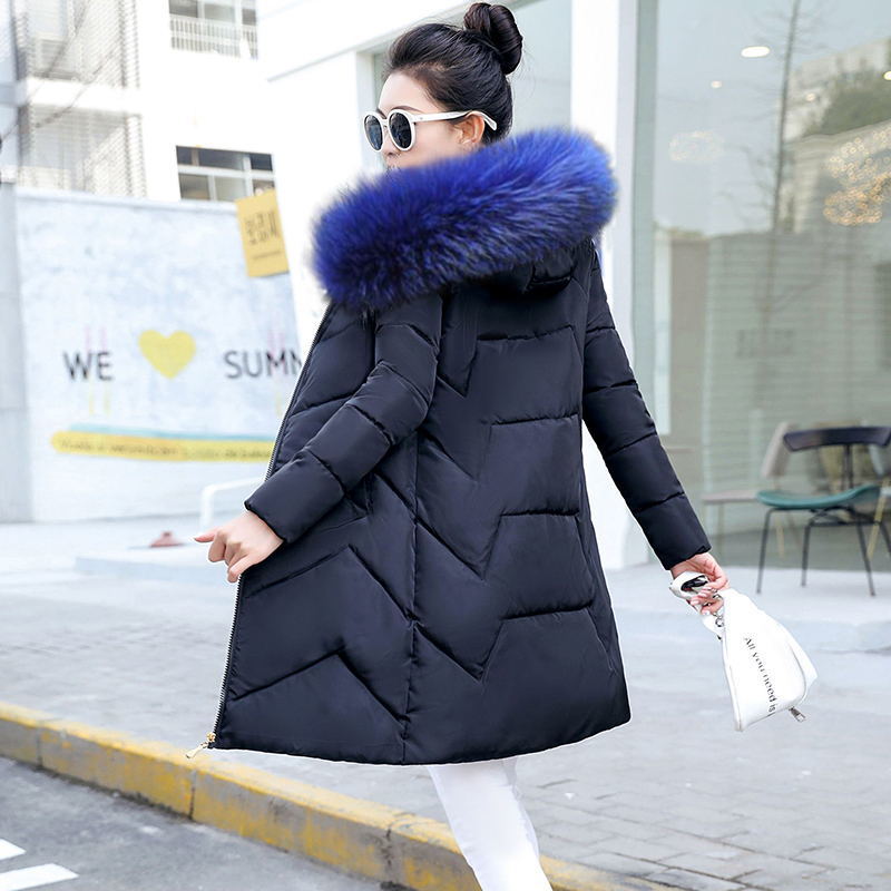 Big Fur down Parka cotton Women thick Snow Wear Winter Coat Lady Clothing Female jacket Parkas 201125