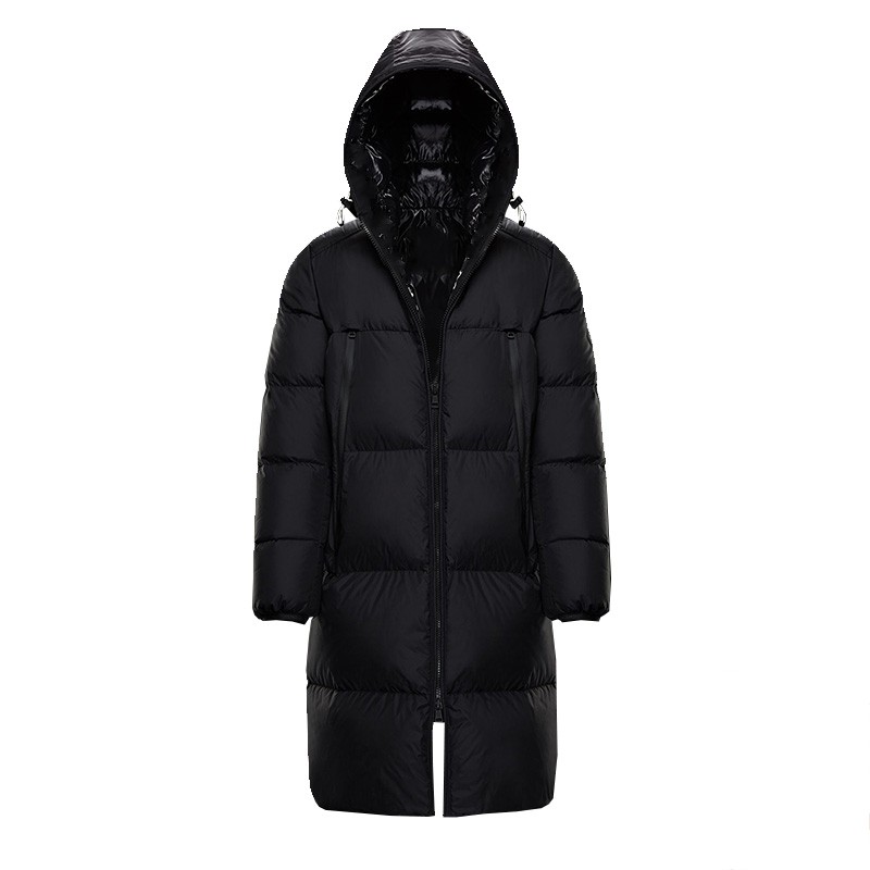 Mens Winter Jacket Coat Windbreaker White duck down Thick Warm Hooded High Quality Casual Fashion long Down Jacket Men and Woman coat, Black
Mens Winter Jacket Coat Windbreaker White duck down Thick Warm Hooded High Quality Casual Fashion long Down Jacket Men and Woman coat, Black