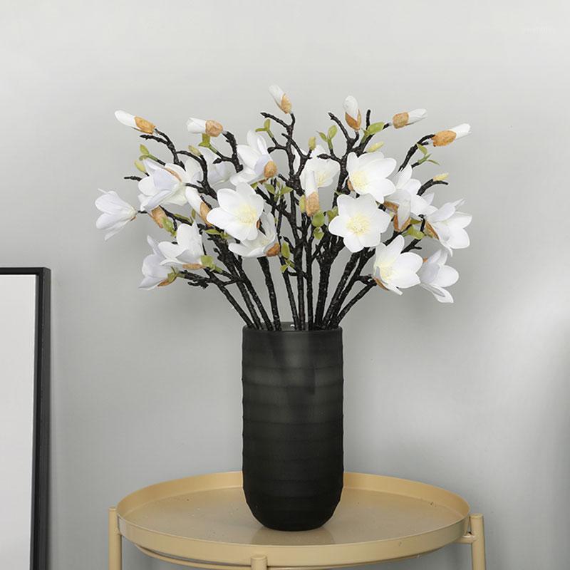 Wedding Bouquet Coffee House Home Decor Simulation Magnolia Artificial Magnolia Flower Fake Flower 53cm Ornament Festive1, White
Wedding Bouquet Coffee House Home Decor Simulation Magnolia Artificial Magnolia Flower Fake Flower 53cm Ornament Festive1, White
